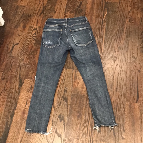 Authentic Agolde straight leg distressed jeans - Picture 3 of 4